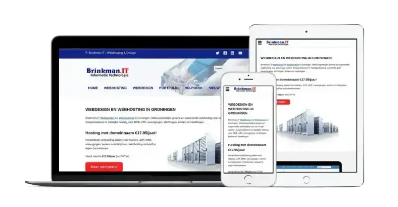 Webhosting en Responsive WordPress Webdesign in Groningen voor MKB en ZZP